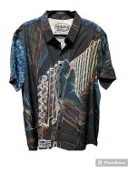 Neon color guitar shirt